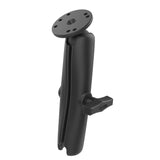 RAM-103U-D RAM Mounts Double Socket Arm with Round Ball Plate - C Size Long