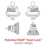 RAM-B-166-AP20U RAM Twist-Lock™ Suction Cup Mount for Apple iPad mini 4 & 5