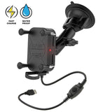 RAM-B-166-UN12W-1 RAM Mount Tough-Charge™ 15W Wireless Charging Suction Cup Mount