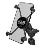 RAM-B-408-37-62-A-UN10 RAM X-Grip® Large Phone Mount with Torque™ Small Rail Base - Short Arm