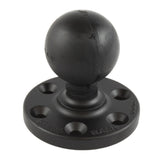 RAM-D-202U-SYM1 RAM Mounts Large Round Plate with 6-Hole Pattern and 2.25-Inch Ball - D Size