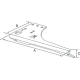 RAM-VB-186 RAM No-Drill™ Vehicle Base for Dodge Durango & Jeep Grand Cherokee