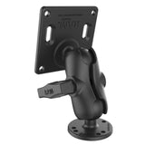 RAM-101U-B-2461 RAM Double Ball Mount with 1.5-Inch Ball and 75x75mm VESA Plate - C Size Short