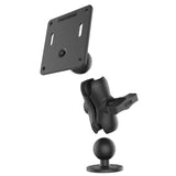 RAM-101U-B-2461 RAM Double Ball Mount with 1.5-Inch Ball and 75x75mm VESA Plate - C Size Short