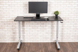 Luxor STANDCF60-AG/BO 60" High Speed Crank Adjustable Stand Up Desk