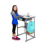 Luxor STUDENT-M Student Desk - Manual Adjustable Desk