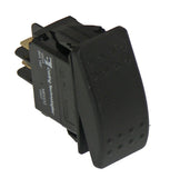 Havis C-SW-4 Black Paddle Type Rocker Switch, 20 Amps, 18 Volt, Off/On Momentary, No Red Pilot, 2 Prong - Synergy Mounting Systems