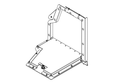 Havis C-TSM-INSE-D Premium Driver Side Trunk Mount for 2013-2019 Ford Interceptor Sedan - Synergy Mounting Systems