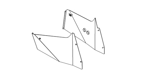 Havis CM007650 Wiring Cover Panel for C-VS-0800-INUT-1 & C-VS-0812-INUT-1 Ford Interceptor Consoles - Synergy Mounting Systems