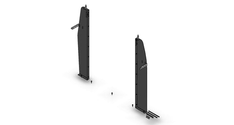 Havis P-MFK-9 Rear partition filler panel Mounting kit for 1997-2021 Chevrolet Savana G-Series van with dual side or sliding side doors used with p/n: P-REAR-1 - Synergy Mounting Systems