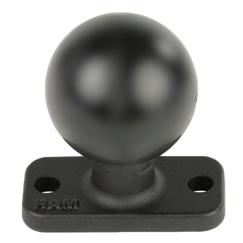 RAM® C Size Double 1.5 Ball Mount with Two Round Plates - Ram Mounts
